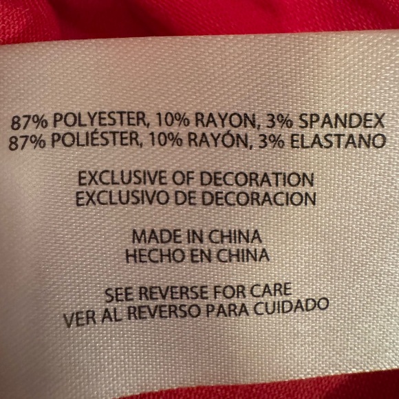 NWT 2 Eddie Bauer Bright Red and Classic White Tees Women Size Medium - Picture 5 of 8